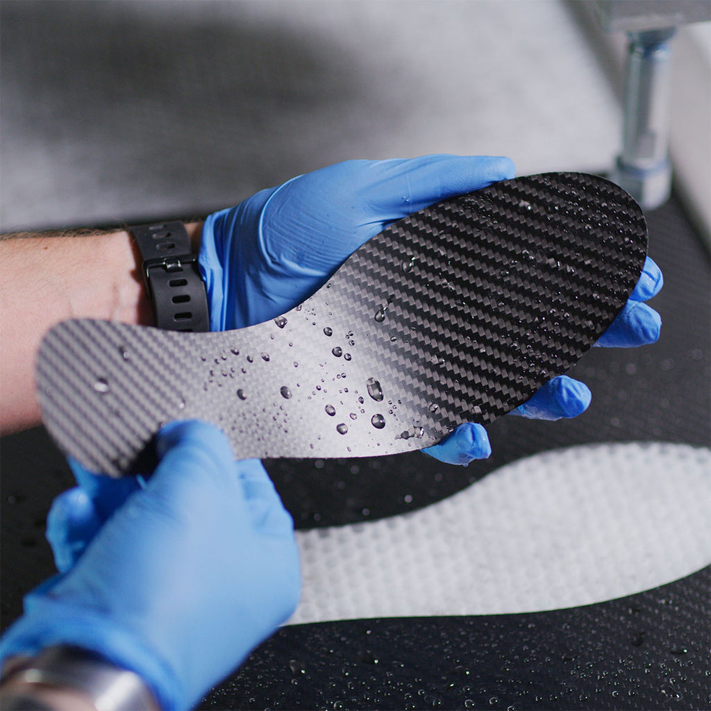 Carbitex carbon fiber plate used in Courser luxury sneakers